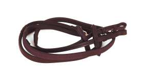 English Leather Rubber Covered Reins 5/8"