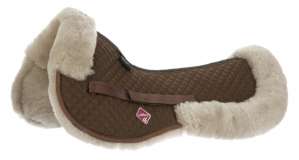LeMieux ProLambskin Half Pad Taupe/Brown